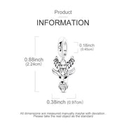 Goat Pandora Charm | Capricorn Zodiac Sign | Silver Ram | Mountain Ibex Jewelry | Horoscope Gift