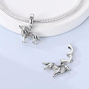 Golden Retriever Pandora Charm | Border Collie Australian Shepherd | Silver Dog Dangle | Fluffy Pet Gift