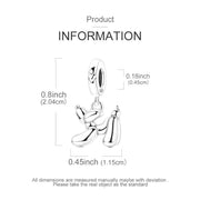 Dog Pandora Charm | Silver Party Animal Dangle | Modern Pop Art Jewelry | Circus Clown Gift