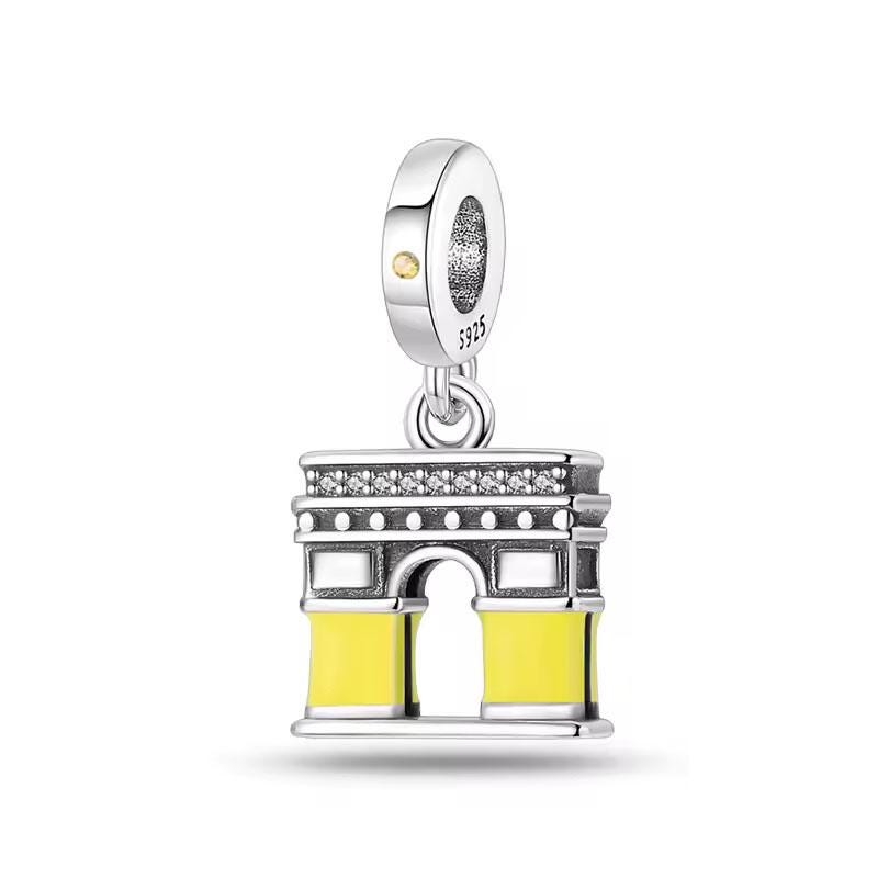 Arc Triomphe 925 sterling silver charm