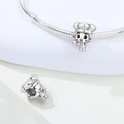 Chef Boy Pandora Charm | Cook Serving Tray Bead | Silver Culinary School Gift | Pastry Chef
