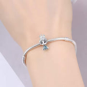 Prince Boy Pandora Charm | Silver Crown Blue Outfit | Little Prince Bead | Baby Shower Gift