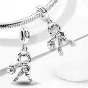 Basketball Player Pandora Charm | Number 24 Jersey Boy | Silver Sport Dangle | Athlete Son Gift