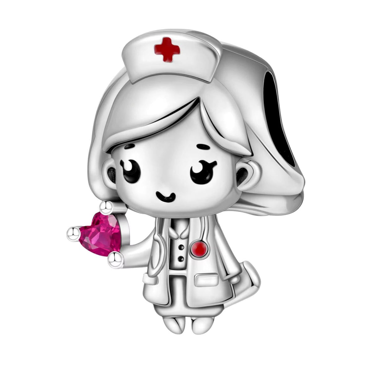 Nurse Girl 925 sterling silver charm