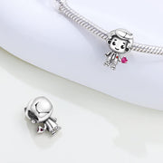 Doctor Boy Pandora Charm | Male Nurse Medical Student Bead | Graduation Gift for Him