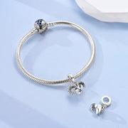 Aries Ram Pandora Charm | Zodiac Sign Horned Sheep | Silver Animal Dangle | Horoscope Birthday Gift