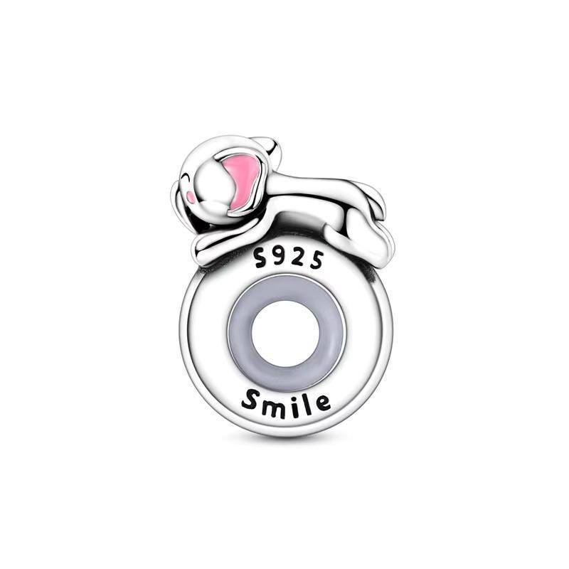 Elephant sterling silver charm view 6