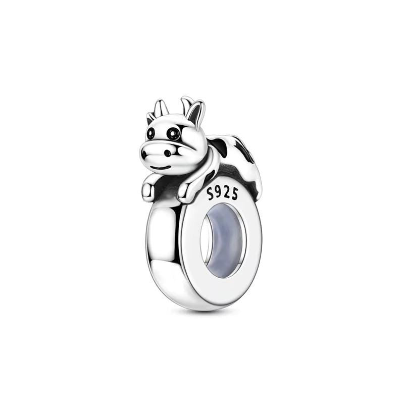 Spotted Cow 925 sterling silver charm