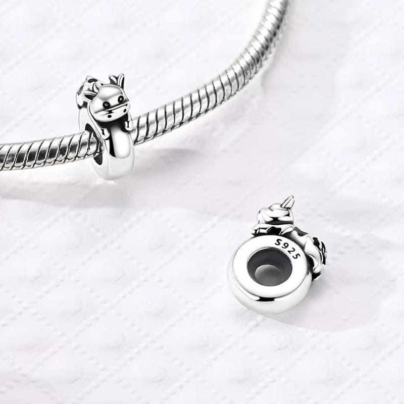 Spotted Cow charm detail view