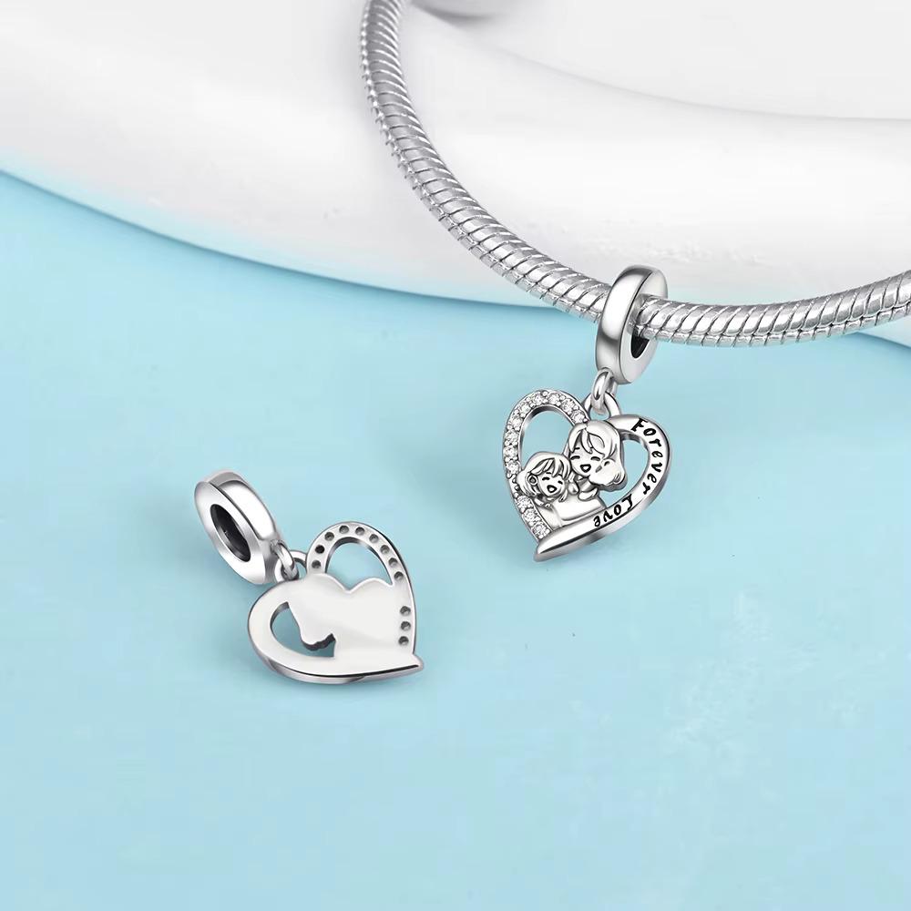Mother Daughter charm detail view