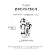Sloth Pandora Charm Stopper | Silicone Grip Bead | Live Slow Safety Spacer | Relaxed Gift