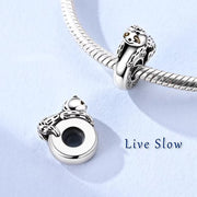 Sloth Pandora Charm Stopper | Silicone Grip Bead | Live Slow Safety Spacer | Relaxed Gift