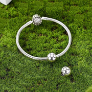Soccer Ball Pandora Charm | Silver Football Bead | Sport Player Gift | Team Mom Jewelry