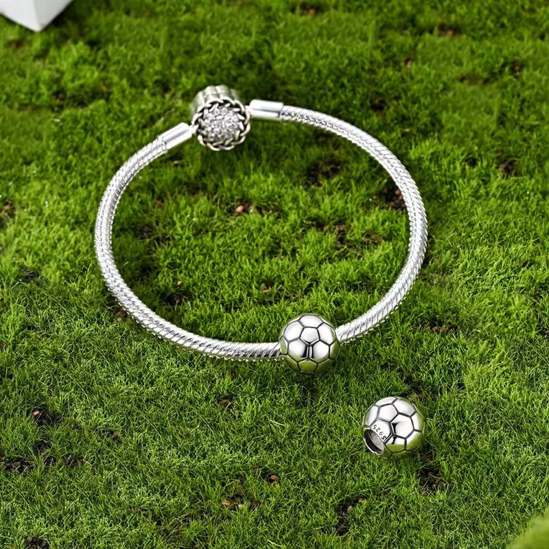 World Cup Soccer Ball sterling silver charm view 6