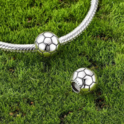 Soccer Ball Pandora Charm | Silver Football Bead | Sport Player Gift | Team Mom Jewelry