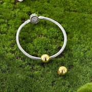 Gold Basketball Pandora Charm | Sport Ball Bead | Athlete Gift | Team Mom Jewelry