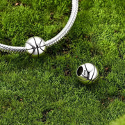 Basketball Pandora Charm | Silver Sport Bead | Athlete Player Gift | Team Mom Jewelry