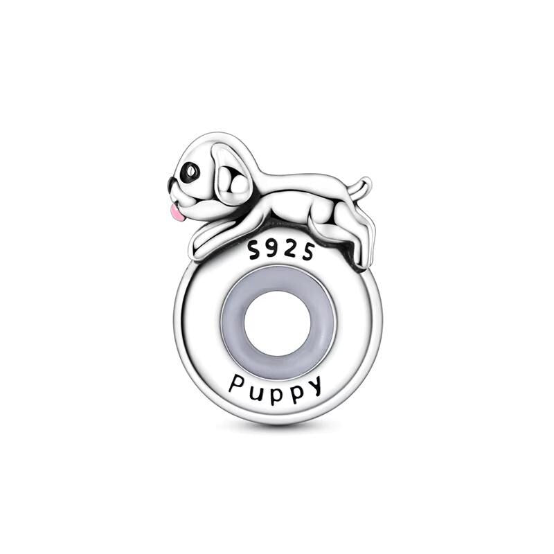 Puppy Dog sterling silver charm view 6