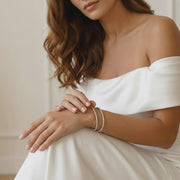 Moissanite Tennis Bracelet | Sterling Silver 925 | Rose Gold | 2mm 3mm 4mm Certified Luxury Gift