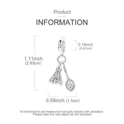Badminton Pandora Charm | Shuttlecock Racket Dangle | Silver Birdie Bead | Sport Jewelry Athlete Gift