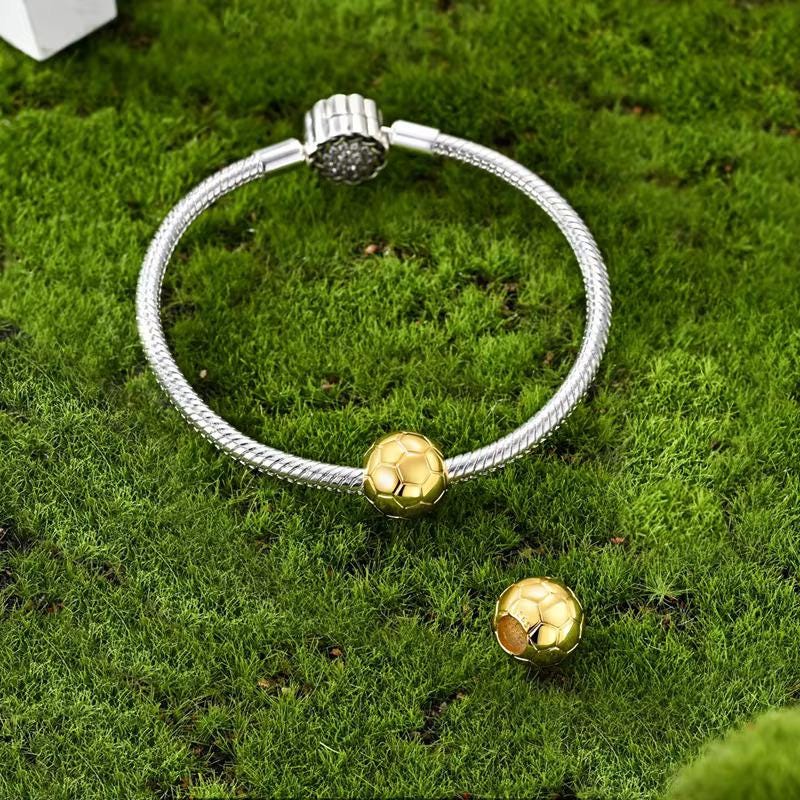 World Cup Soccer Ball sterling silver charm view 6