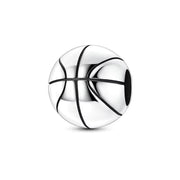 Basketball Pandora Charm | Silver Sport Bead | Athlete Player Gift | Team Mom Jewelry