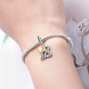 18th Birthday Bead Fits Pandora Charm Bracelet, Number Eighteen Silver Dangle Daughter Milestone Gift