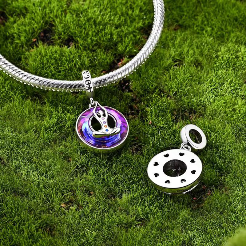 Yoga Chakra charm detail view