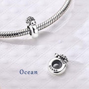 Turtle Stopper Fits Pandora Charm Bracelet, Silicone Grip Bead, Marine Animal Tortoise Ocean Gift