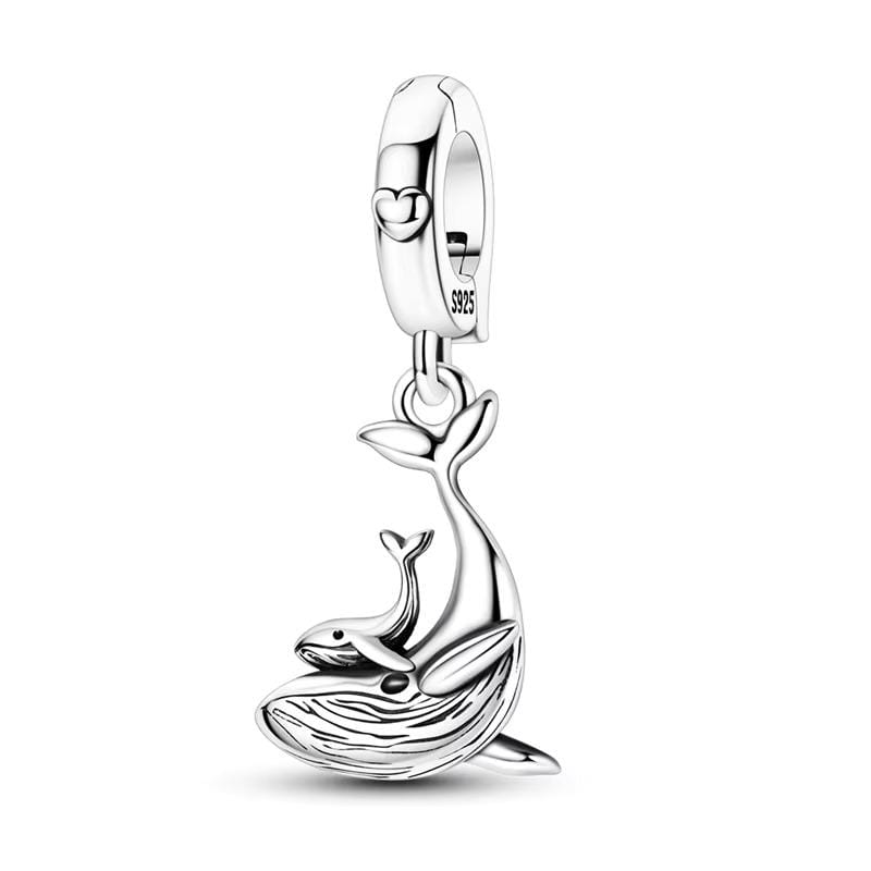 Whale 925 sterling silver charm
