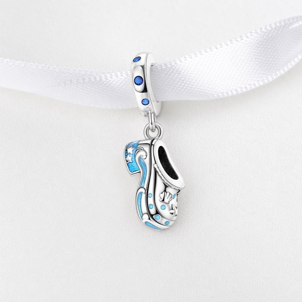 Dutch Wooden Clog sterling silver charm alternate view