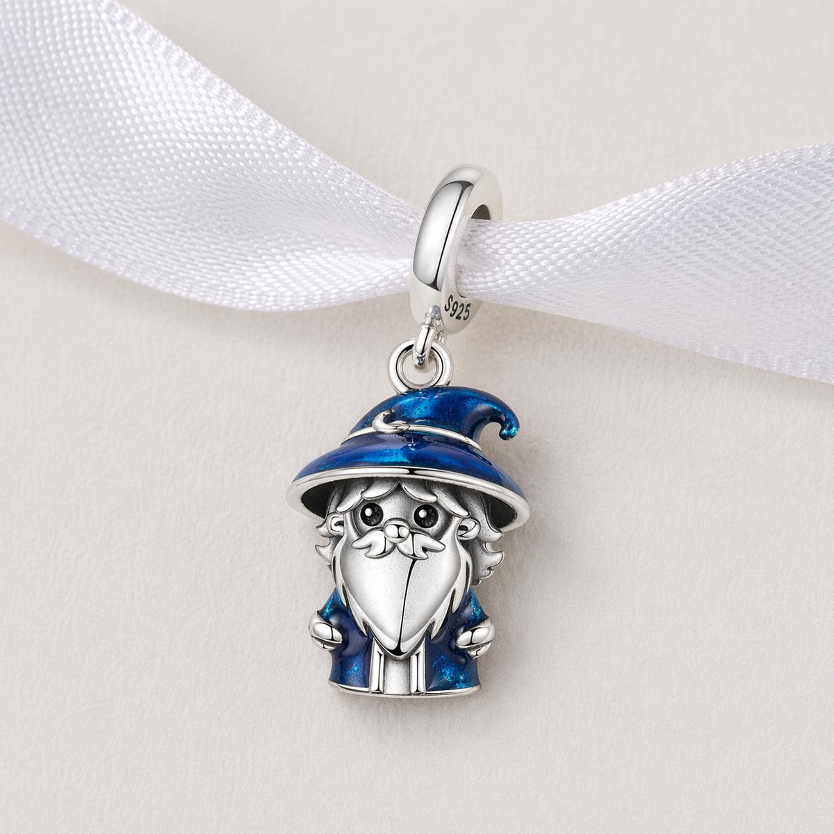 Magic Wizard sterling silver charm alternate view