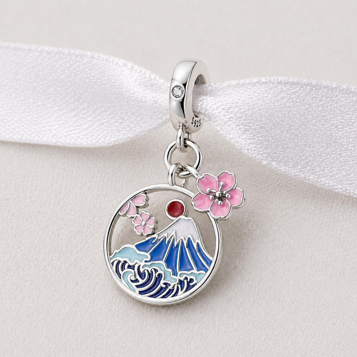 Japan sterling silver charm alternate view