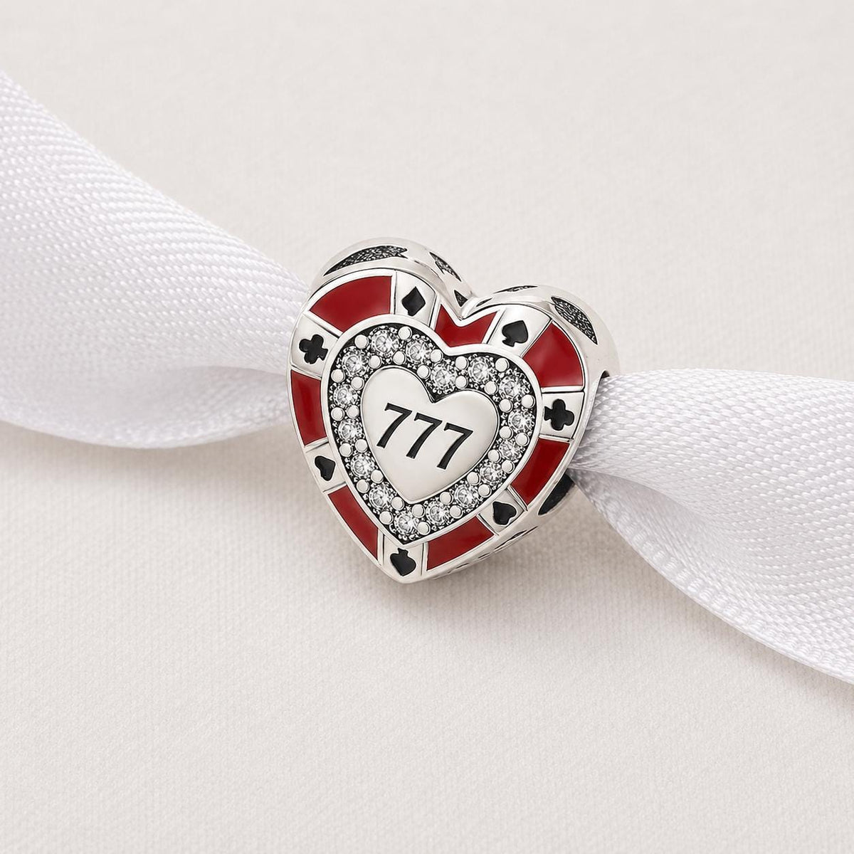 Las Vegas sterling silver charm alternate view