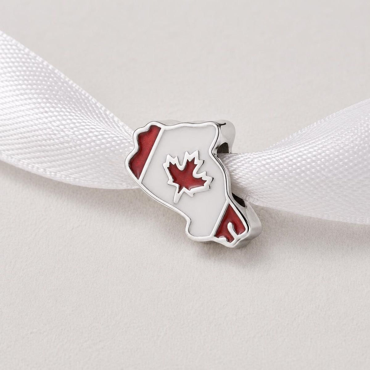 Canada sterling silver charm alternate view