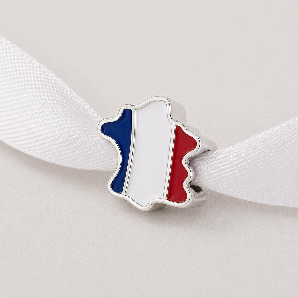 France sterling silver charm alternate view
