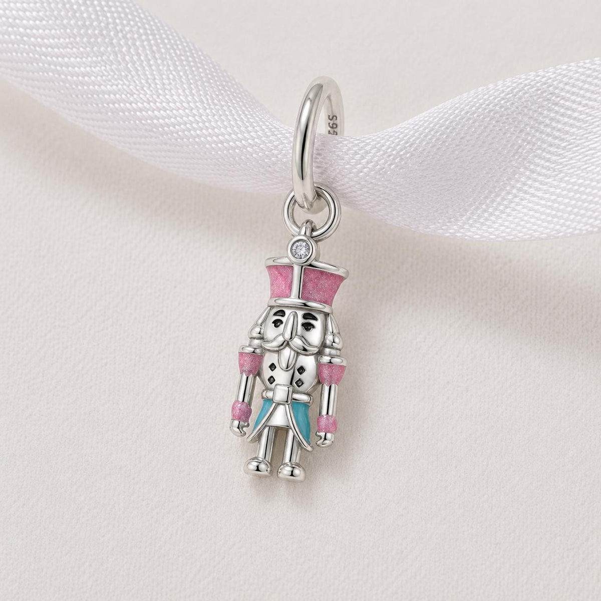 Nutcracker sterling silver charm alternate view