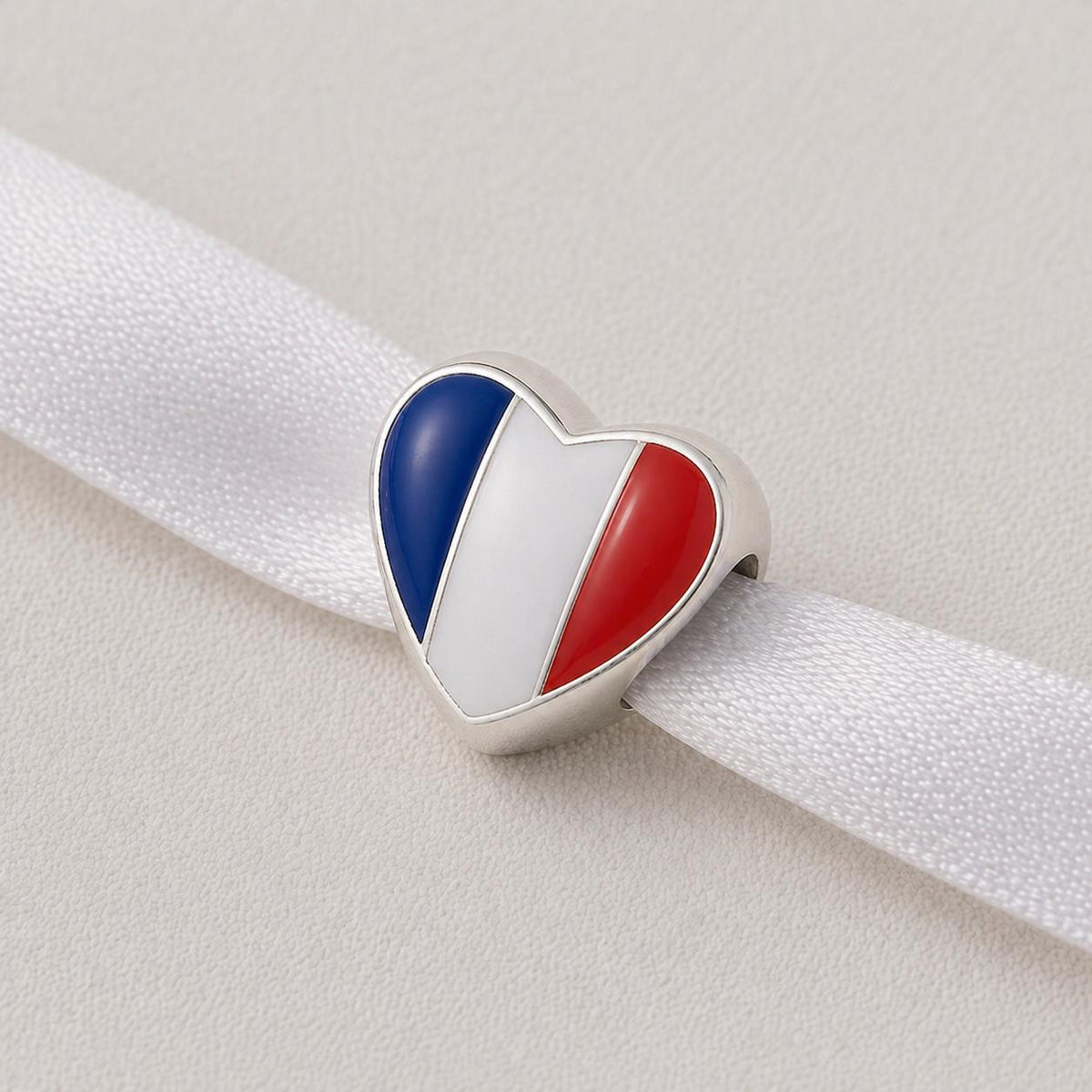 France sterling silver charm alternate view