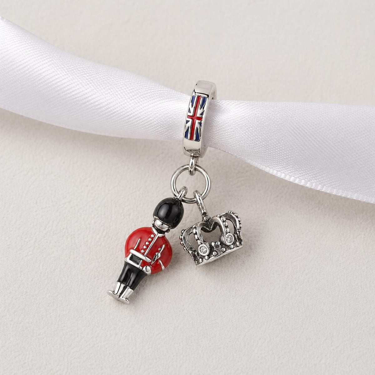 London Royal Guard sterling silver charm alternate view