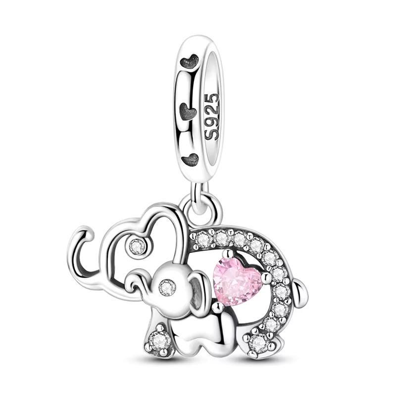 Elephant 925 sterling silver charm