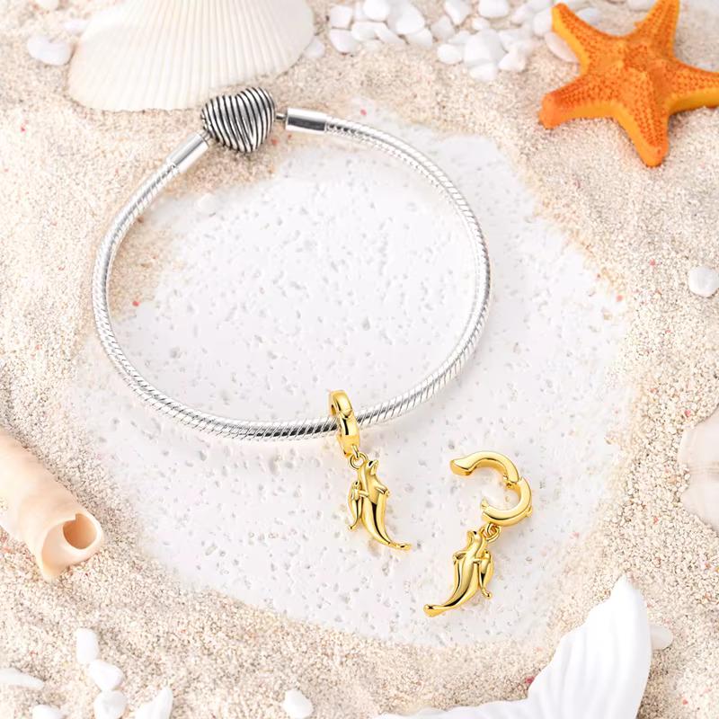 Seal sterling silver charm view 5