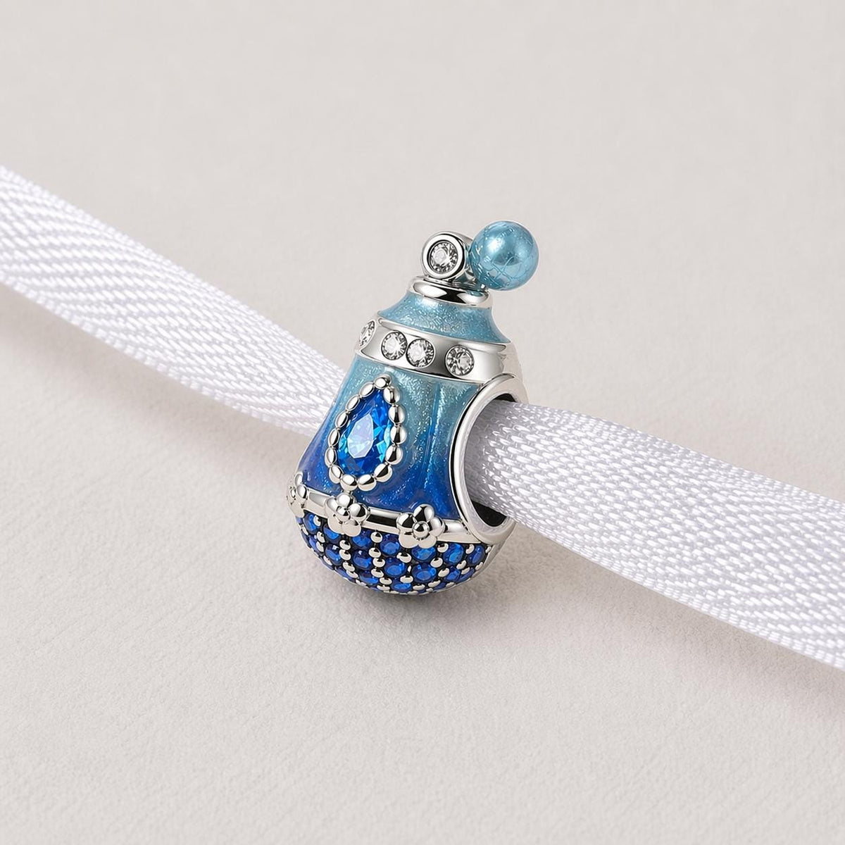Perfume Bottle sterling silver charm alternate view
