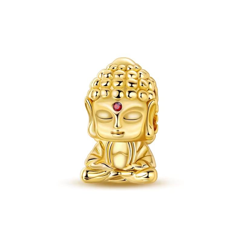 Meditating Buddha 925 sterling silver charm