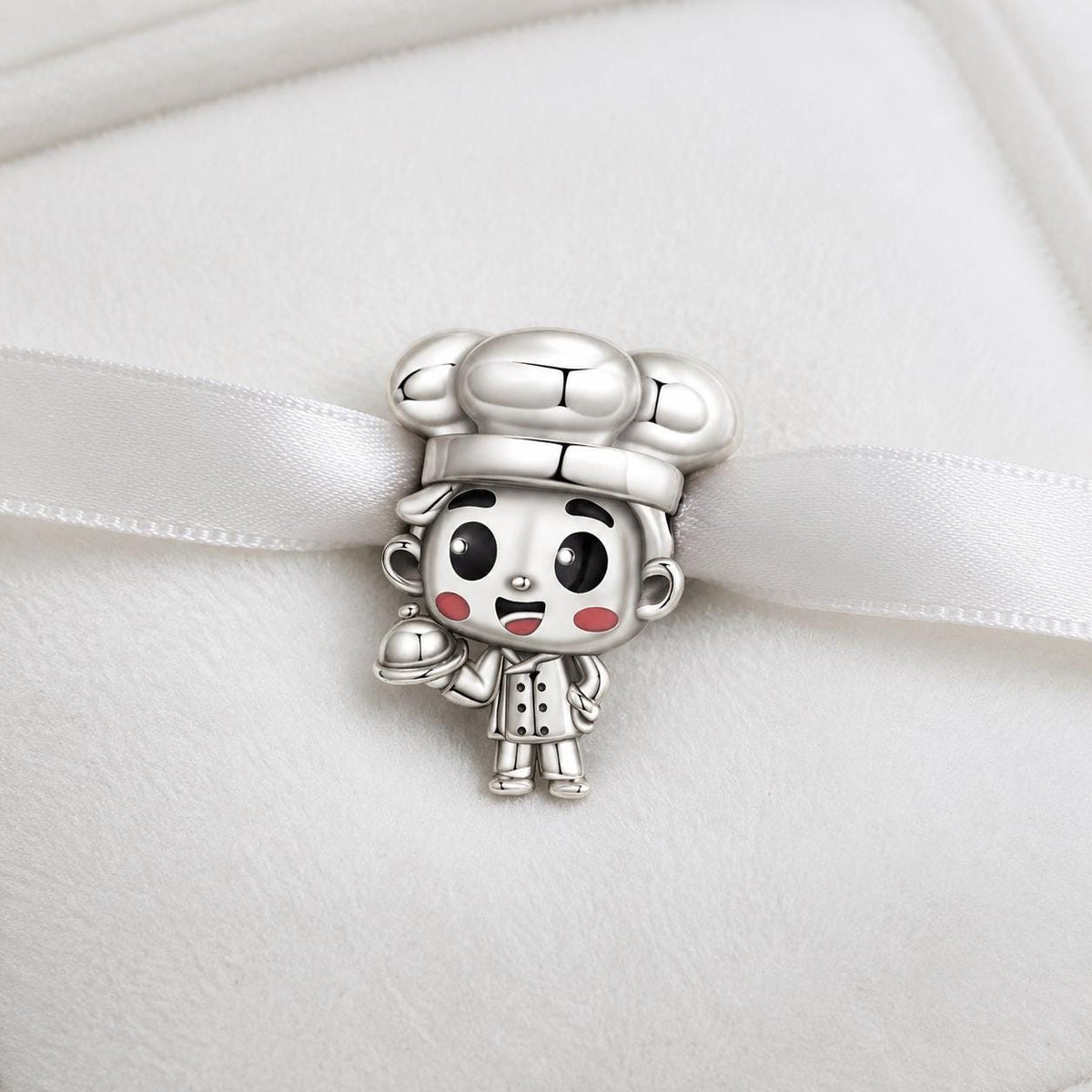 Chef Boy sterling silver charm alternate view