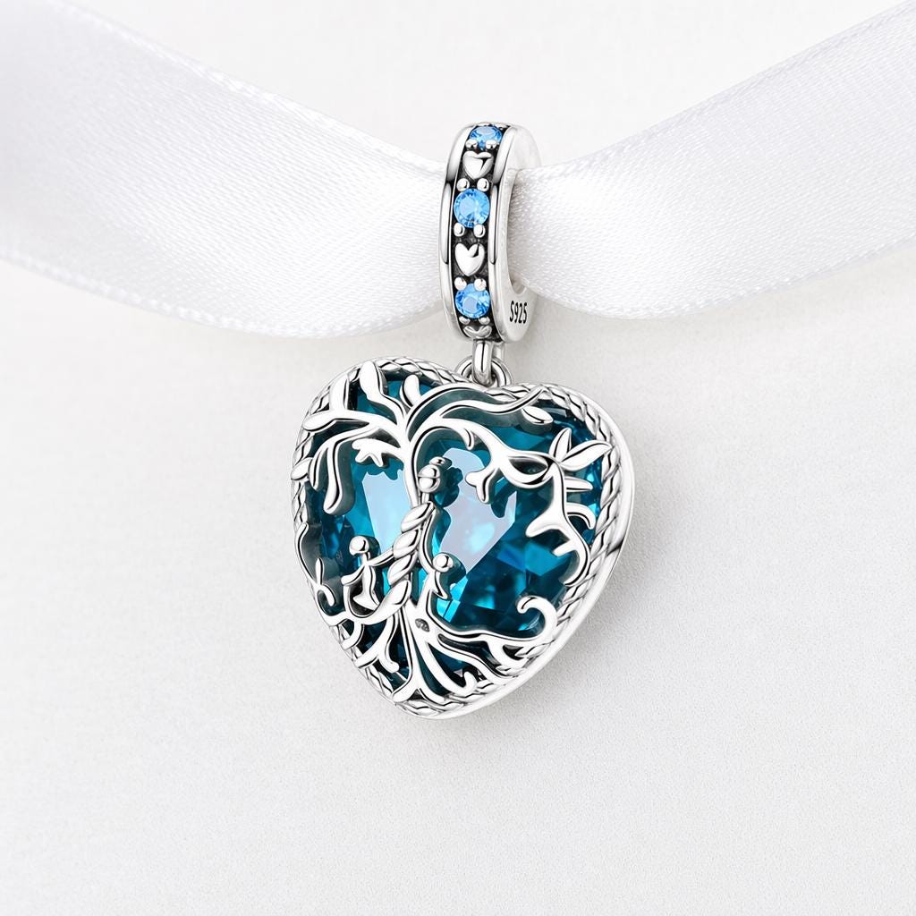 Tree Of Life sterling silver charm alternate view