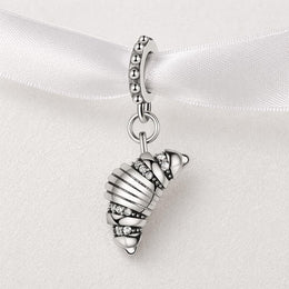 Croissant Bead Fits Pandora Charm Bracelet, French Pastry Silver Dangle, Paris Travel Souvenir