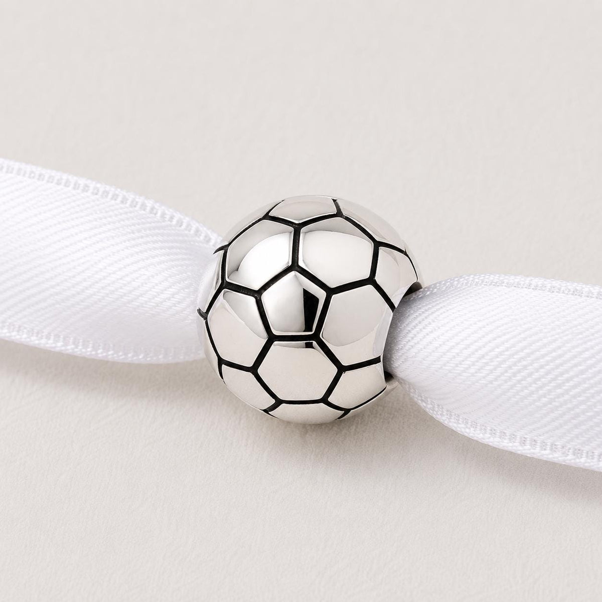 World Cup Soccer Ball sterling silver charm alternate view