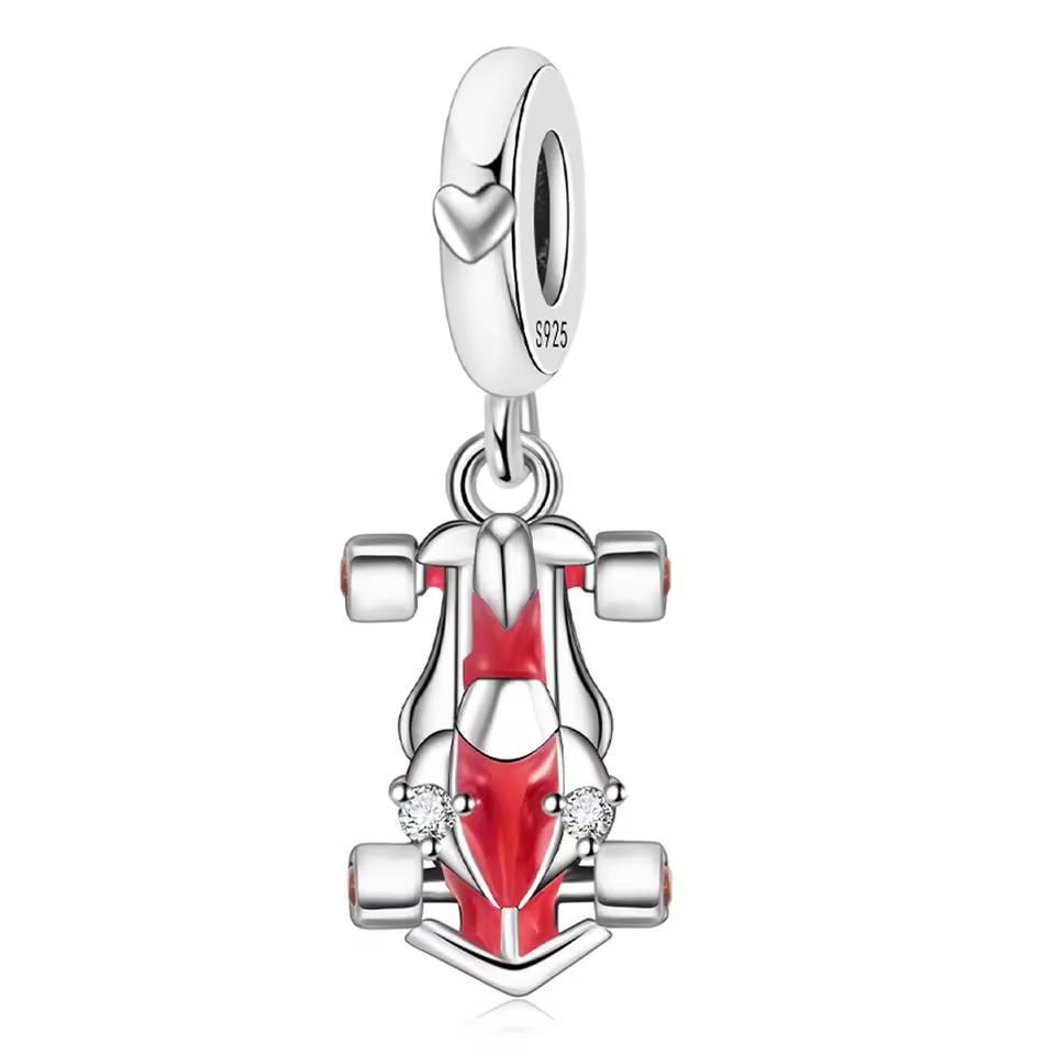 F1 925 sterling silver charm