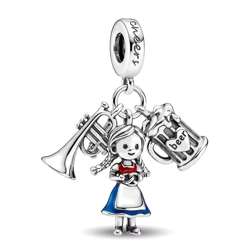 Oktoberfest 925 sterling silver charm