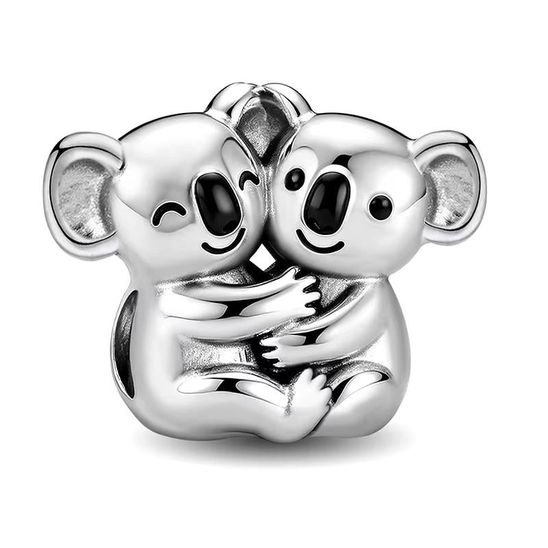 Koala Hug 925 sterling silver charm
